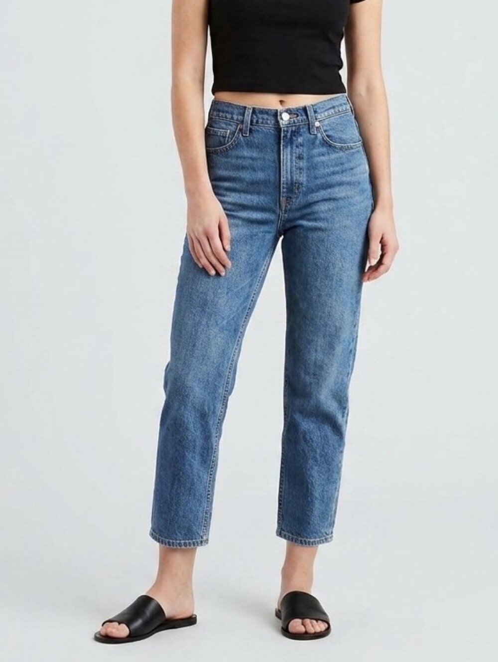 Reformation Julia Slim Straight Leg Jean High Rise Womens Size 31